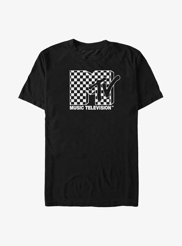 MTV Checkered Logo Big & Tall T-Shirt