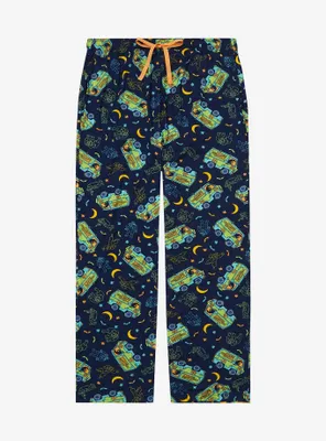 Scooby Doo! Mystery Machine Allover Print Sleep Pants - BoxLunch Exclusive