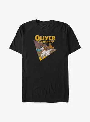 Disney Oliver & Company Hot Dog Run Big Tall T-Shirt
