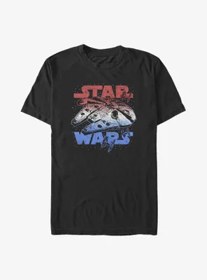 Star Wars Spangled Falcon Big & Tall T-Shirt