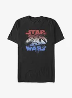 Star Wars Spangled Falcon Big & Tall T-Shirt