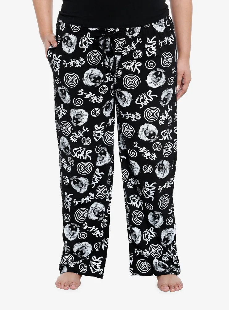 Junji Ito Uzumaki Girls Pajama Pants Plus