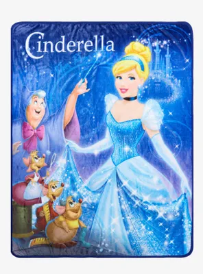 Disney Cinderella Poster Fleece Throw