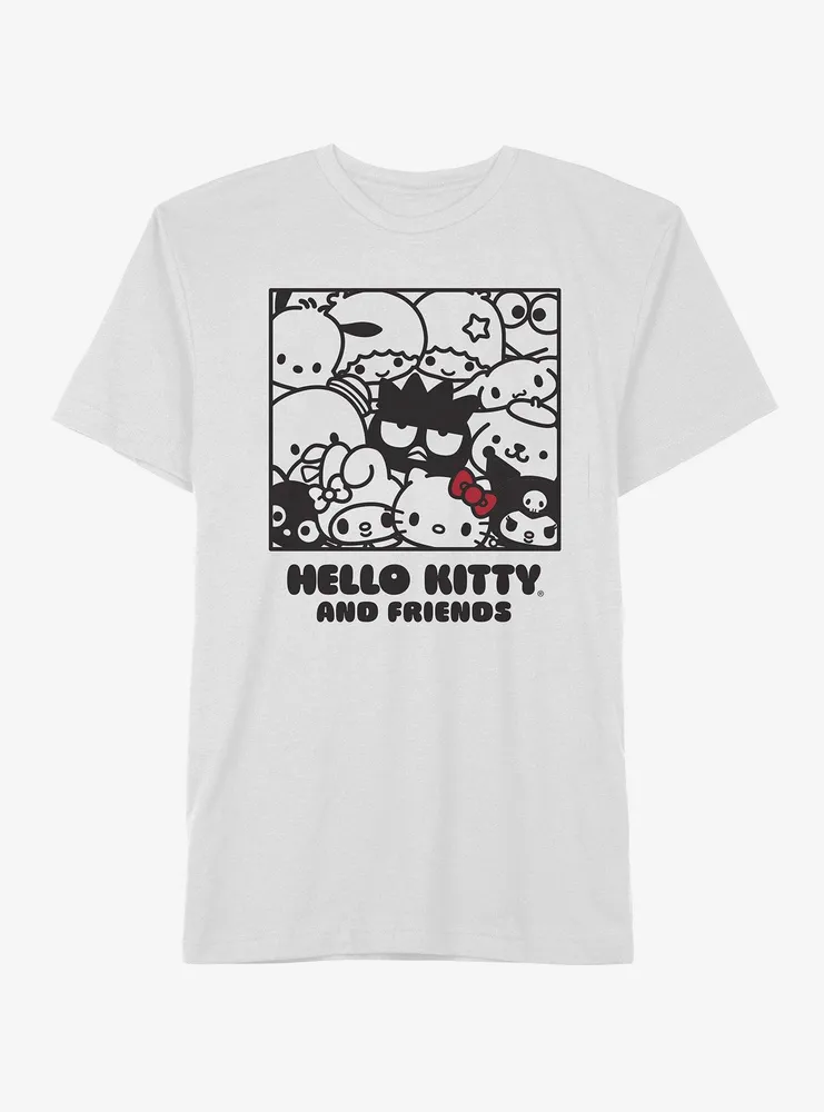 Hot Topic Hello Kitty Outline Box T-Shirt