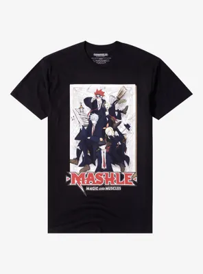 Mashle: Magic And Muscles Group Poster T-Shirt