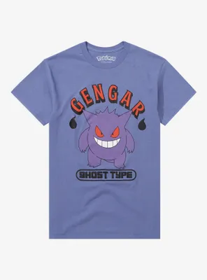 Pokemon Gengar Ghost Type T-Shirt