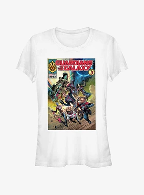 Marvel Guardians of the Galaxy Vol. 3 Comic Book Poster Girls T-Shirt