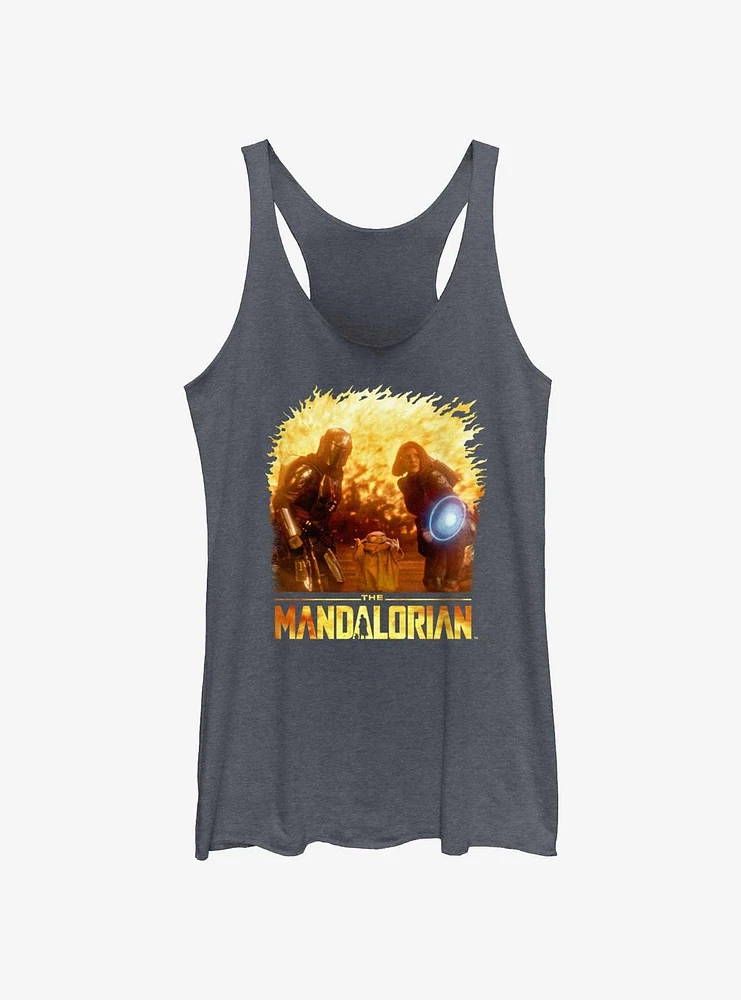 The Mandalorian Power Girls Raw Edge Tank