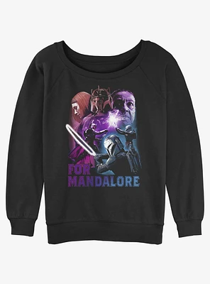 The Mandalorian Big Battle Girls Sweatshirt