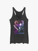 The Mandalorian Big Battle Girls Raw Edge Tank