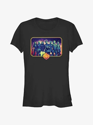 Marvel Guardians of the Galaxy Vol. 3 Cosmic Heroes Lineup Girls T-Shirt