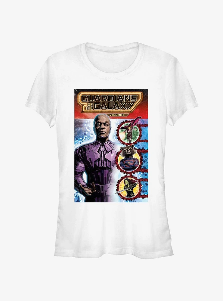 Marvel Guardians of the Galaxy Vol. 3 High Evolutionary Comic Poster Girls T-Shirt