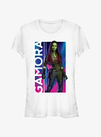 Marvel Guardians of the Galaxy Vol. 3 Gamora Hero Poster Girls T-Shirt