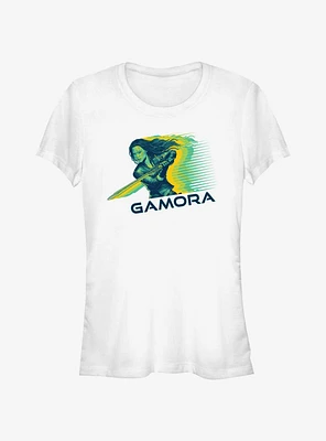 Marvel Guardians of the Galaxy Vol. 3 Gamora Sword Badge Girls T-Shirt