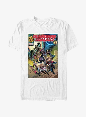 Marvel Guardians of the Galaxy Vol. 3 Comic Book Poster T-Shirt