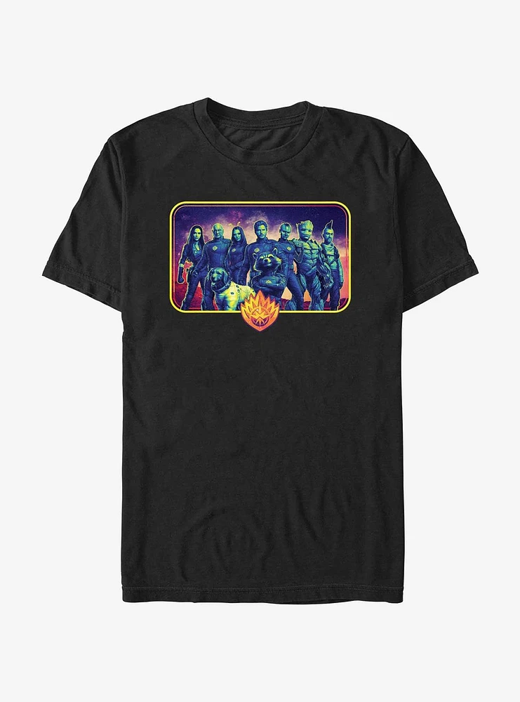 Marvel Guardians of the Galaxy Vol. 3 Cosmic Heroes Lineup T-Shirt