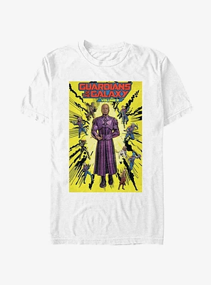 Marvel Guardians of the Galaxy Vol. 3 High Evolutionary Hero Groupshot Poster T-Shirt