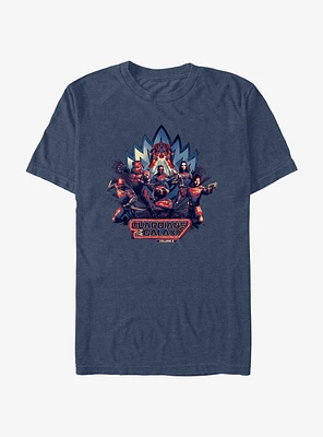 Marvel Guardians of the Galaxy Vol. 3 Group Badge T-Shirt