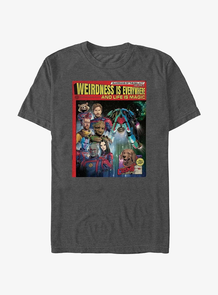 Marvel Guardians of the Galaxy Vol. 3 Weirdness Is Everywhere Poster T-Shirt
