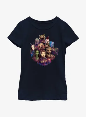 Marvel Guardians of the Galaxy Vol. 3 Badge Protectors Youth Girls T-Shirt