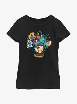 Marvel Guardians of the Galaxy Vol. 3 Cosmic Groupshot Youth Girls T-Shirt