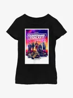 Marvel Guardians of the Galaxy Vol. 3 Universal Family Poster Youth Girls T-Shirt
