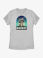 Marvel Guardians of the Galaxy Vol. 3 Baby Rocket Womens T-Shirt