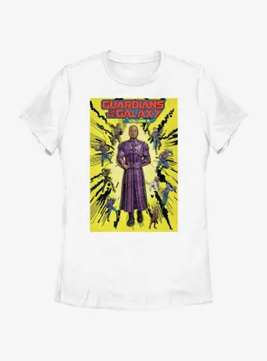 Marvel Guardians of the Galaxy Vol. 3 High Evolutionary Hero Groupshot Poster Womens T-Shirt