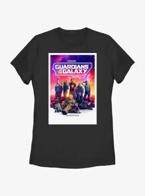 Marvel Guardians of the Galaxy Vol. 3 Universal Family Poster Womens T-Shirt