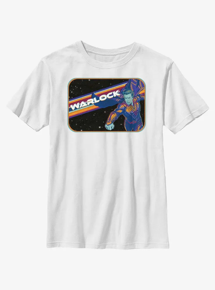 Marvel Guardians of the Galaxy Vol. 3 Adam Warlock Space Badge Youth T-Shirt