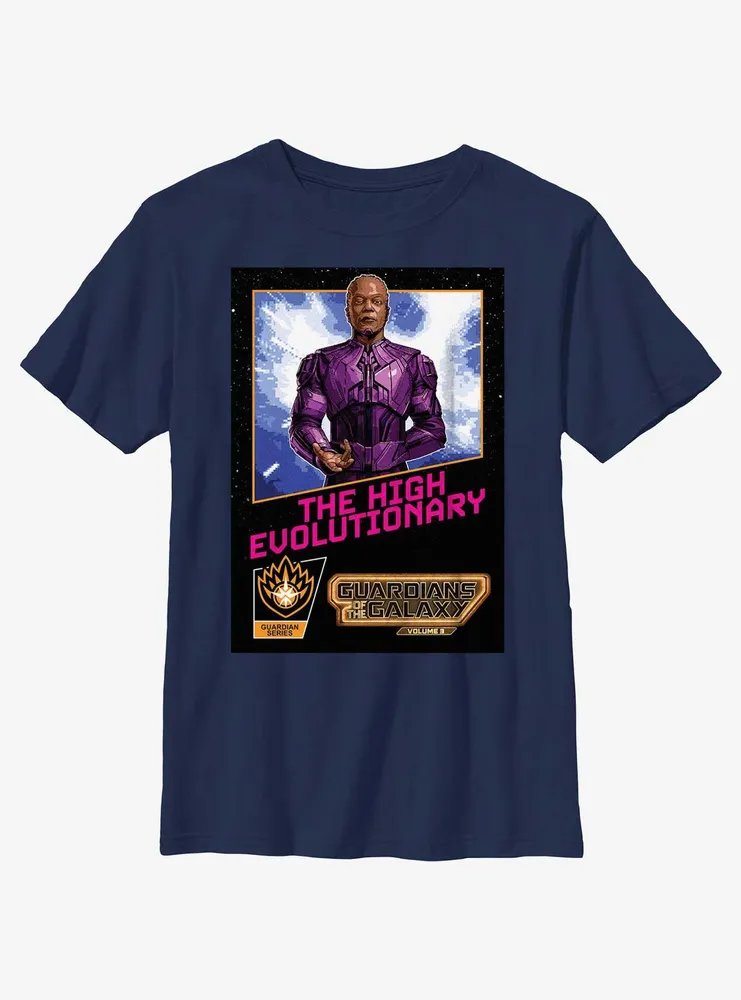 Marvel Guardians of the Galaxy Vol. 3 High Evolutionary Cosmic Poster Youth T-Shirt