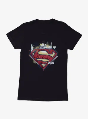 DC Comics Superman 85 Years Symbol Womens T-Shirt