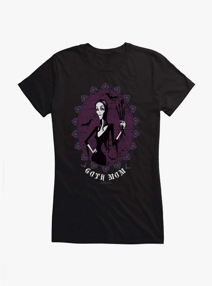 The Addams Family Morticia Mother Frame Girls T-Shirt