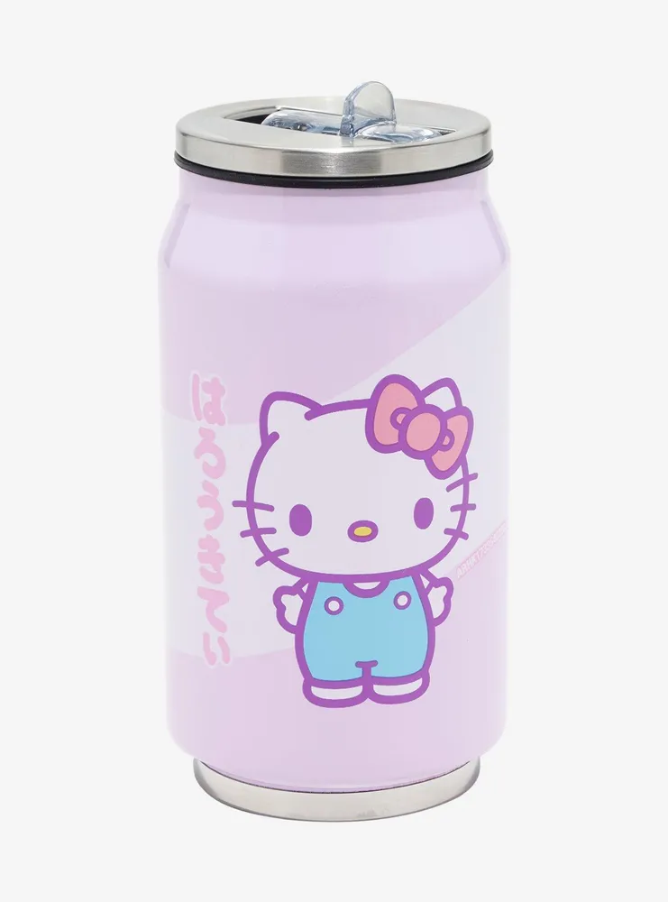 Hello Kitty Bows Soda Can Water Bottle
