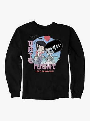 Universal Monsters Date Night Fang Out Sweatshirt