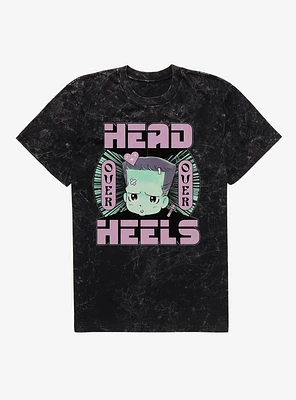 Universal Monsters Head Over Heels Mineral Wash T-Shirt