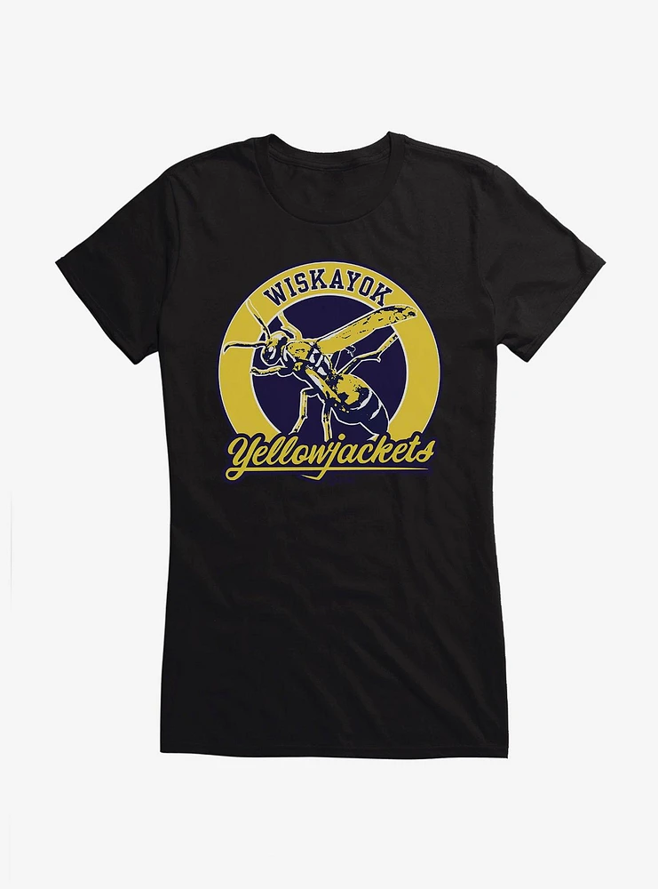 Yellowjackets Wiskayok Mascot Girls T-Shirt