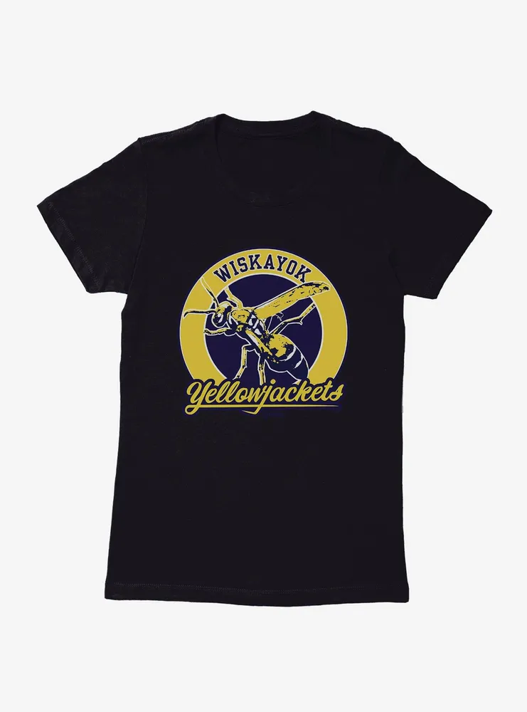 Yellowjackets Wiskayok Mascot Womens T-Shirt