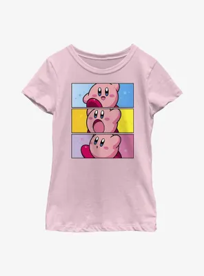 Kirby Panel Stack Youth Girls T-Shirt
