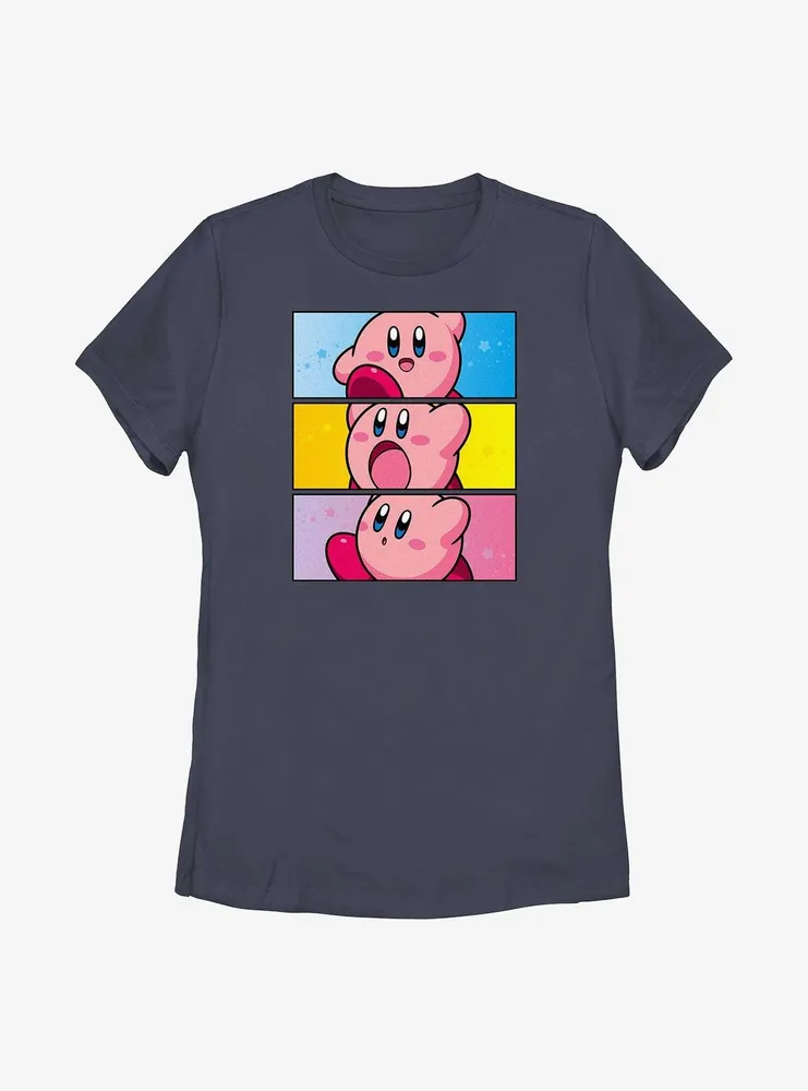 Kirby Panel Stack Womens T-Shirt