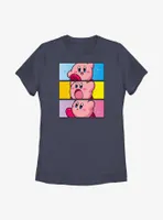 Kirby Panel Stack Womens T-Shirt