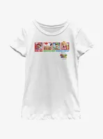 The Super Mario Bros. Movie Big Adventure Toad Luigi & Princess Peach Youth Girls T-Shirt