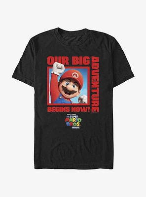 The Super Mario Bros. Movie Our Big Adventure Begins Now T-Shirt