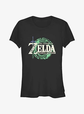 the Legend of Zelda: Tears Kingdom Logo Girls T-Shirt