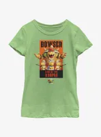 the Super Mario Bros. Movie Bowser King of Koopas Poster Youth Girls T-Shirt
