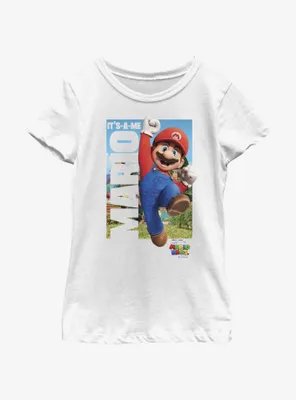 The Super Mario Bros. Movie It's-A-Me Youth Girls T-Shirt