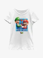 The Super Mario Bros. Movie Brothers Youth Girls T-Shirt