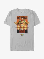 the Super Mario Bros. Movie Bowser King of Koopas Poster T-Shirt