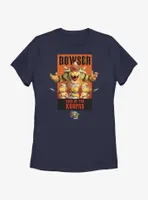 the Super Mario Bros. Movie Bowser King of Koopas Poster Womens T-Shirt