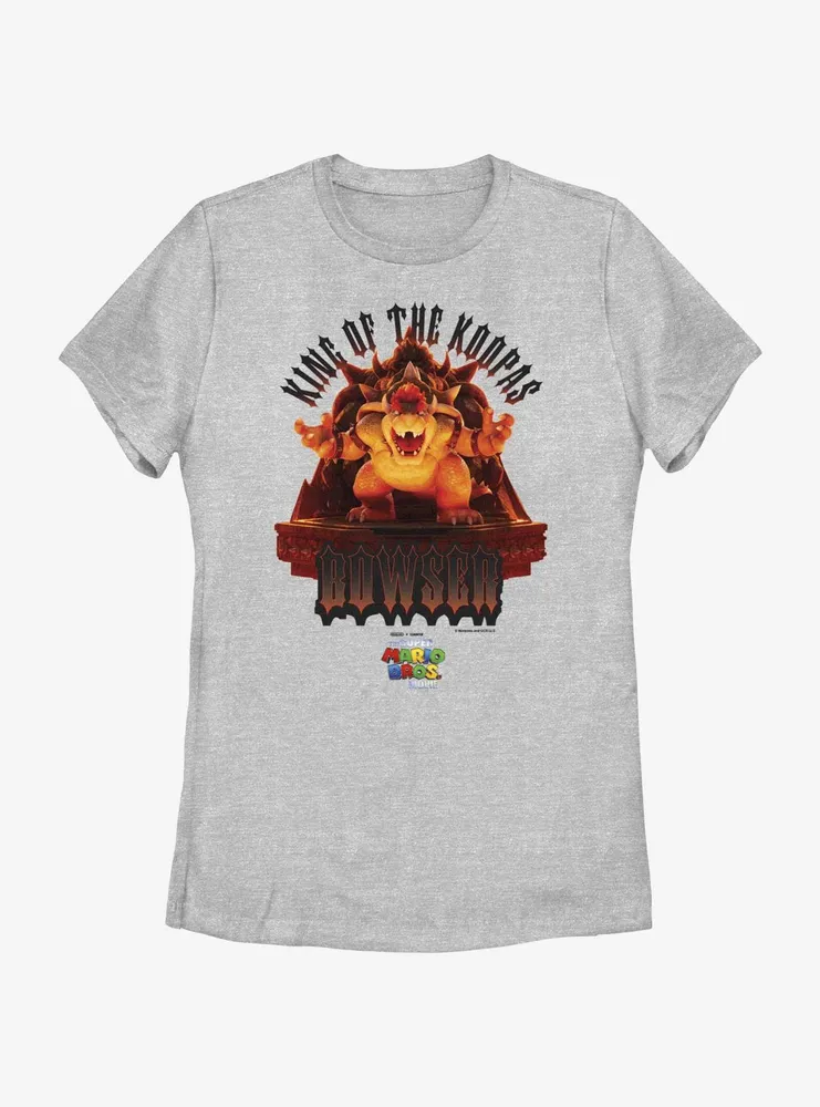 The Super Mario Bros. Movie King Bowser Statue Womens T-Shirt